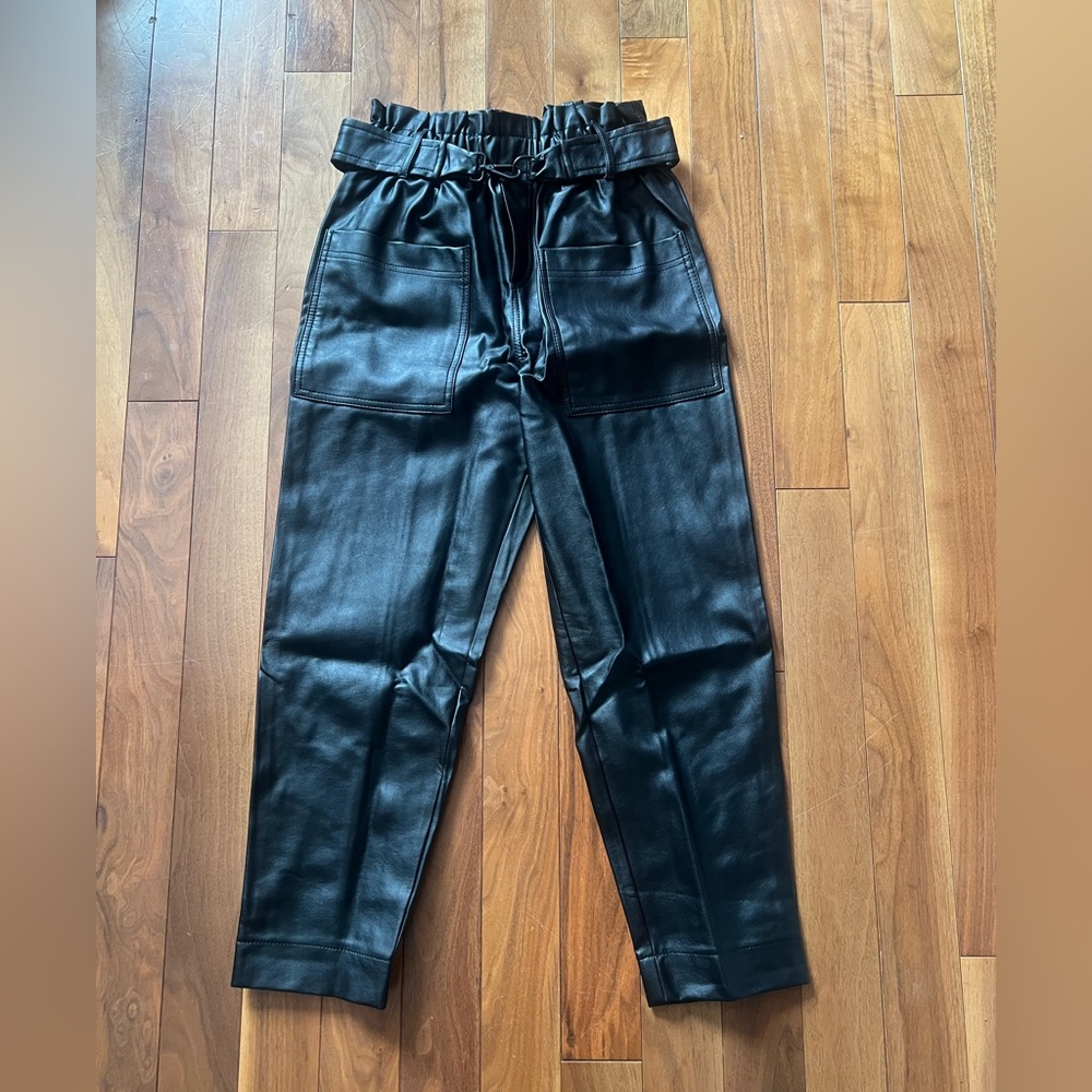 Calvin Klein vegan leather pants